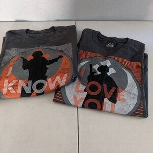 Disney Parks Star Wars Graphic Couples Tshirts Valentine's Romantic Wedding Gift